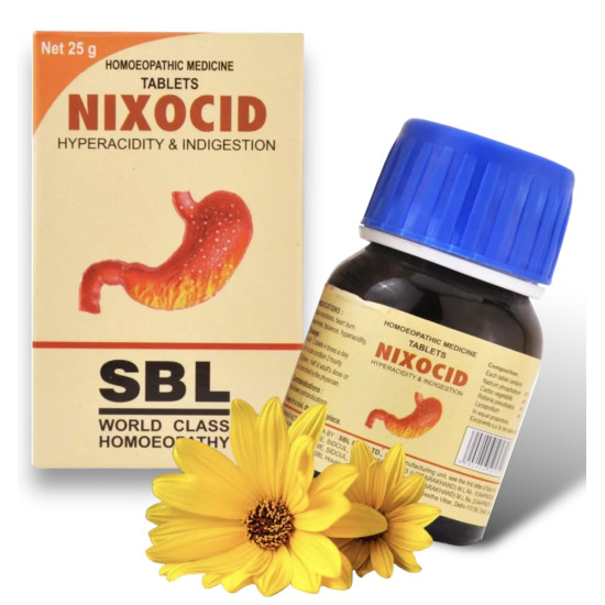 SBL Nixocid Tablets Homeopathy (25g)