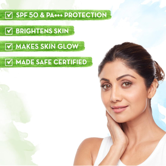 Mamaearth Vitamin C Daily Glow Sunscreen SPF 50 PA++++ - Lightweight Sun Protection