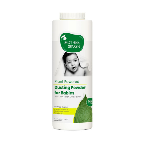 Mother Sparsh Plant Powered Dusting Powder For Babies - Talc Free, Gentle Care