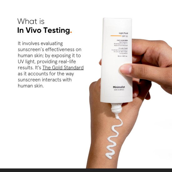 Minimalist Fluid Sunscreen SPF 50 PA++++ - Clinically Tested & Lightweight Minimalist Fluid Sunscreen SPF 50 PA++++ - Clinically Tested & Lightweight