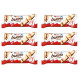 Kinder Bueno White Chocolate with Crunchy Hazelnut - 39gm (Pack of 6)