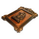 Kotak Sales Radha Krishna God Spiritual Idol Photo Frame Wall Hanging Decorative Interior Plastic Acrylic 3D Design Durable Frame Brings Positive Energy Size 34 X 23 Cm (Copper)