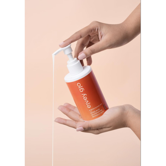 Elvey Essentials Glo 2% Kojic Acid Brightening & De Tan Body Wash | Glutathione, Glycolic Acid & Arbutin For Body Brightening, Tan Removal & Glow (200Ml)