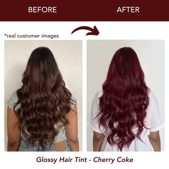 Paradyes No Bleach Cherry Coke Glossy Hair Tint - Ammonia-Free Formula for Vibrant Shine