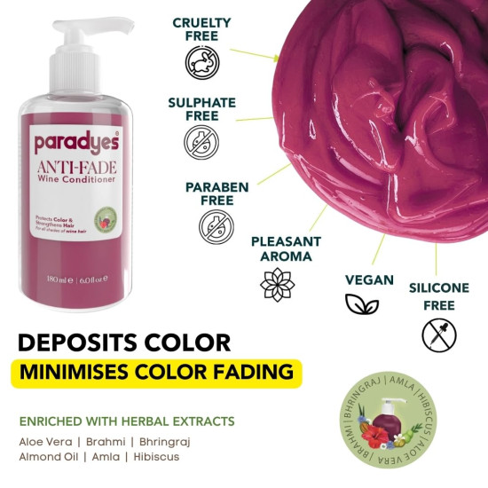 Paradyes No Bleach Cherry Coke Glossy Hair Tint - Ammonia-Free Formula for Vibrant Shine