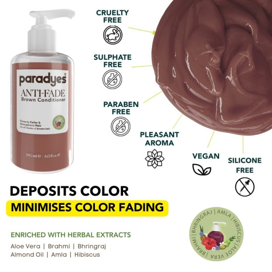 Paradyes No Bleach Hazel Brown Glossy Hair Tint - Ammonia-Free Formula