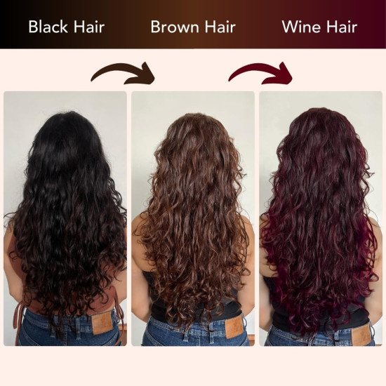 Paradyes No Bleach Hazel Wine Combo - Ammonia-Free Hair Color Paradyes No Bleach Hazel Wine Combo - Ammonia-Free Hair Color