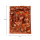 Radha rani Radha krishna Wall Hanging Brown Frame Krishna Radha 3d Photo Frame For Wall Decoration Home Decor 3d Photo Frame