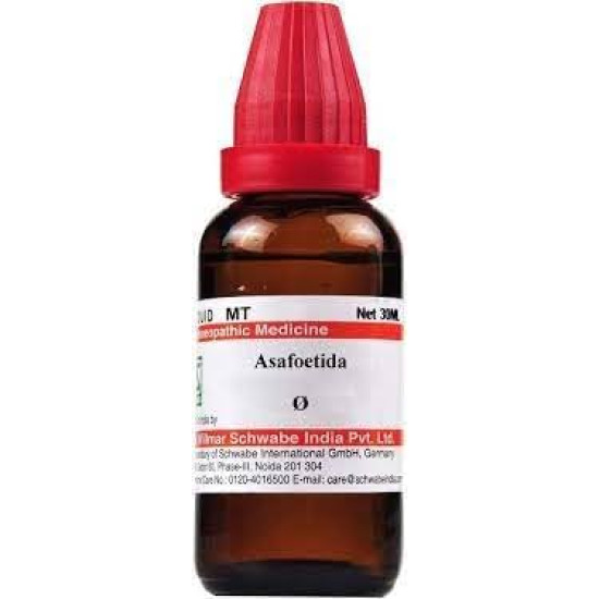 Dr Willmar Schwabe India Asafoetida Mother Tincture Q 30ML - Natural Remedy for Constipation