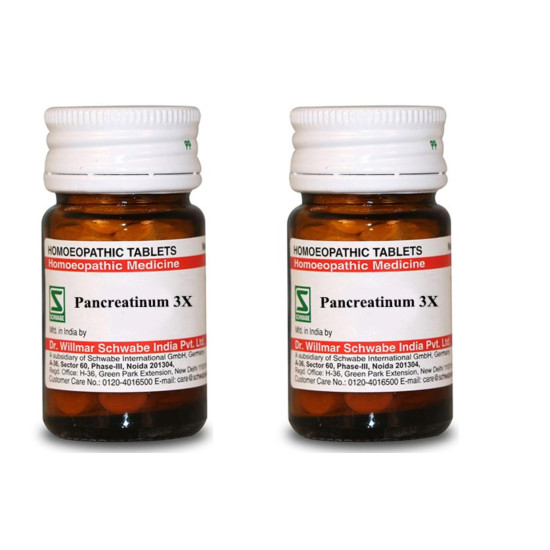 Dr.Willmar Schwabe India Pancreatinum 3X Tablets - General Wellness Pack of 3