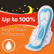 Whisper Ultra Overnight Sanitary Pad For Women With Wings - XXl, 40 Pads