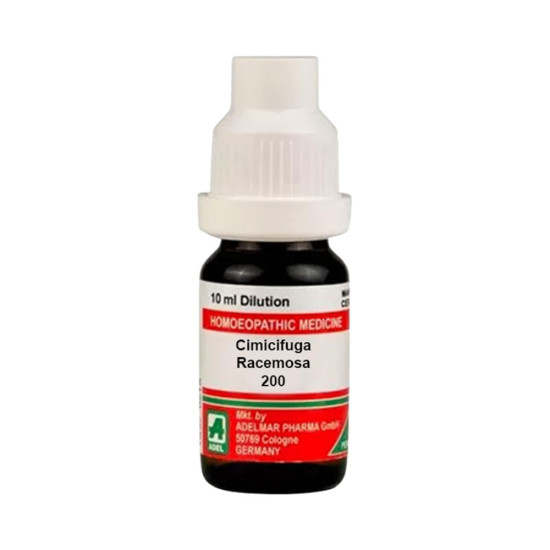 ADEL Cimicifuga Dilution 200-10ML | SET OF 1 - Homoeopathic Remedy