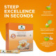 APSARA Instant Tea Premix Unsweetened Masala Tea 36 Sachets|Ready To Drink Tea With No Added Sugar|Enriched with Ginger, Cardamom, Pepper and Indain Spices, Sugar Free Masala Chai, 432 gram