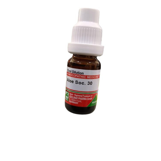 ADEL Aloe Soc Dilution 30-10ml - Natural Homeopathic Remedy
