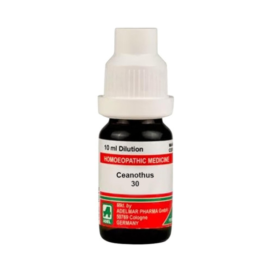 ADEL Ceanothus Dilution 30-10ml - Homeopathic Remedy for Liver & Spleen