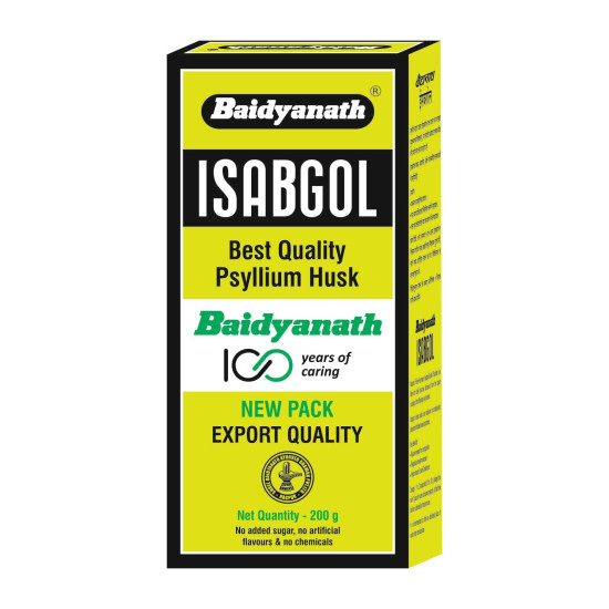 Baidyanath Asli Ayurved Isabgol - Psyllium Husk Powder 200 gm | Boosts Digestion | Constipation Relief Naturally | Rich Source Of Dietary Fiber Supplement (200gm (Pack of 2))