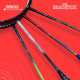 Li-Ning Li-Ning G-Force 3800 II Superlite Strung Badminton Racket with Full Cover | 5U | Maximum Tension ≤ 30 Lbs (Dark Grey/Red)