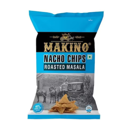 Makino Nacho Chips - Roasted Masala, Lesser Fat