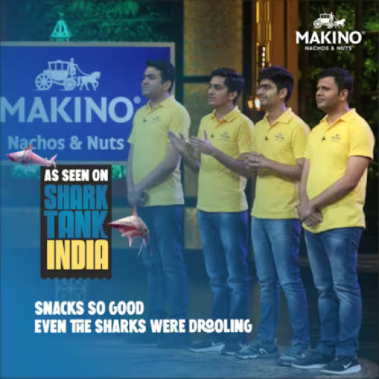 Makino Nacho Chips - Roasted Masala, Lesser Fat
