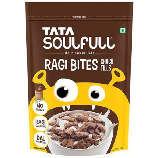 Tata Soulfull Ragi Bites Choco Fills - No Maida, Rich in Calcium & Protein