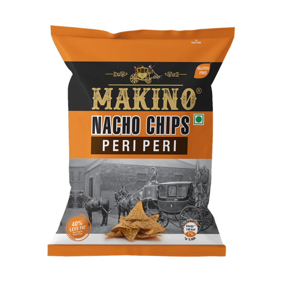 Makino Assorted Nachos - Peri Peri, 60g - Flavorful Variety & Healthy Snacking Makino Assorted Nachos - Peri Peri, 60g - Flavorful Variety & Healthy Snacking