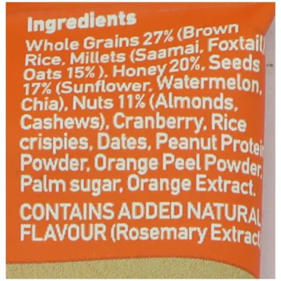 Yoga Bar Multigrain Energy Bar - Orange Cashew, High Protein & Fibre