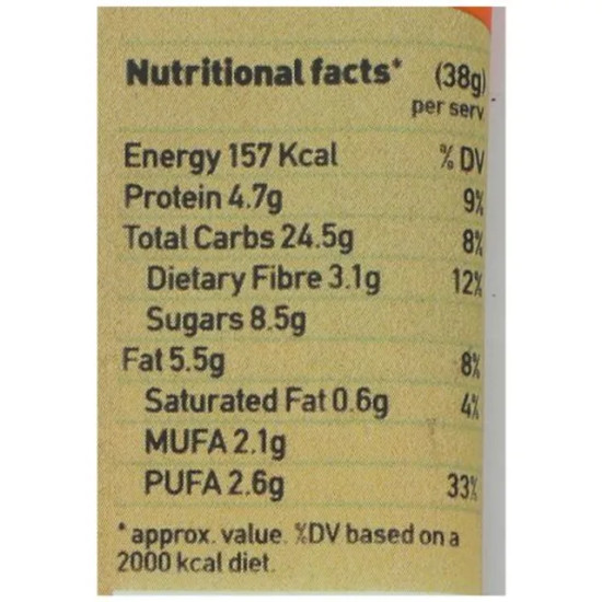 Yoga Bar Multigrain Energy Bar - Orange Cashew, High Protein & Fibre