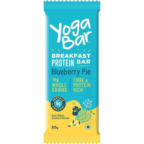 Yoga Bar Breakfast Protein Bar - Blueberry Pie, Healthy Snack & Fiber Rich