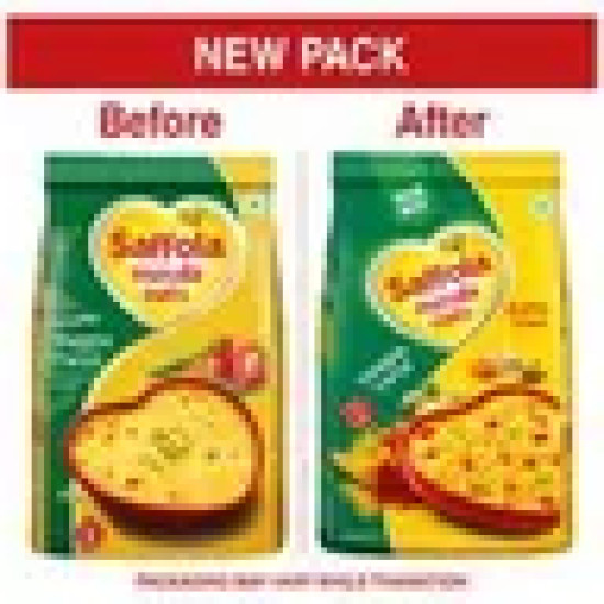 Saffola Masala Oats - Tasty Evening Snack, Fibre Rich, Veggie Twist, 1 kg