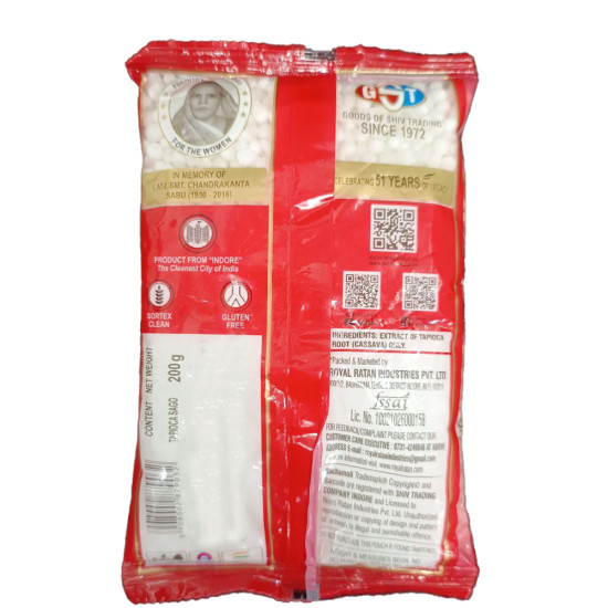 Navaratri Fasting Special Sabudana Pack - Ready-to-Cook Snack