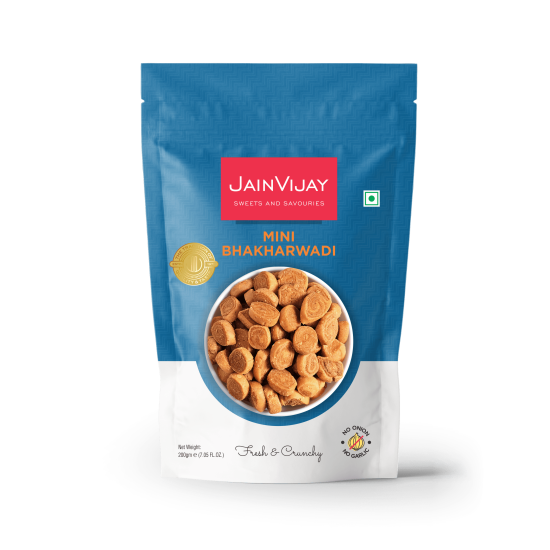 Jain Vijay Mini Bhakarwadi - Authentic Jamnagari Snack