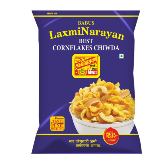 Laxmi Narayan Best Cornflakes Chiwda - Crunchy Indian Snack
