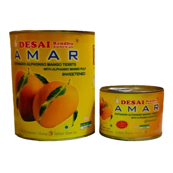 Desai Bandhu Ambewale Mango Pulp - Authentic Ratnagiri Alphonso Desai Bandhu Ambewale Mango Pulp - Authentic Ratnagiri Alphonso