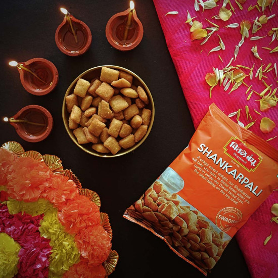Chitale Bandhu Shankarpali - 200gm - Sweet Indian Snack Chitale Bandhu Shankarpali - 200gm - Sweet Indian Snack
