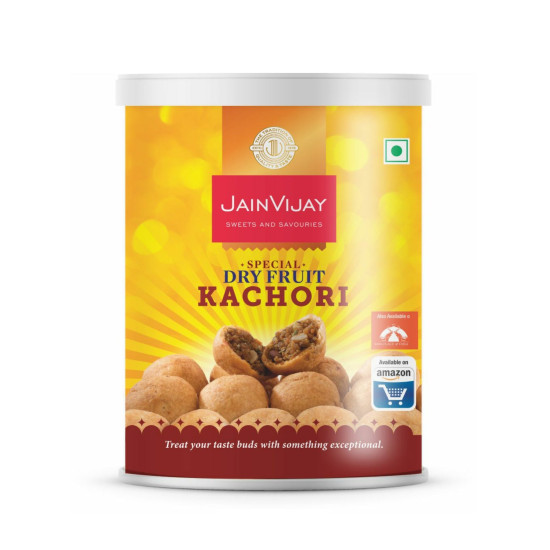 Jain Vijay Dry Fruit Kachori - Traditional Gujarati Snack