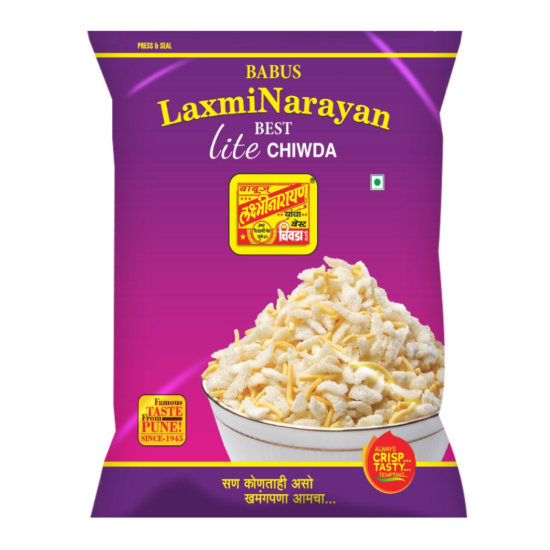 Maharashtra Laxmi Narayan Best Lite Chiwda - Light & Crunchy Snack
