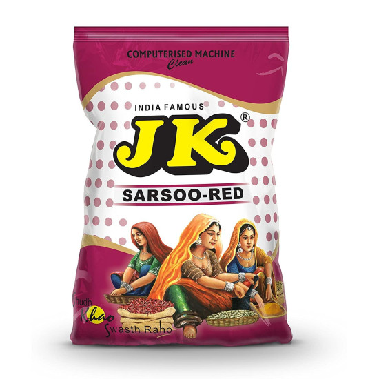 JK Spices Red Mustard Sarsoo - Authentic Bengali Flavor