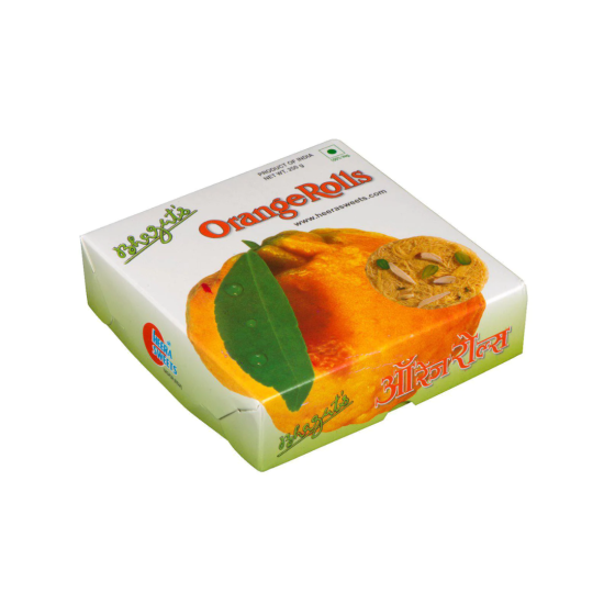 Shree Heera Sweets Maharashtra Bhagat's Orange Sonrolls - Sweet Orange Delight