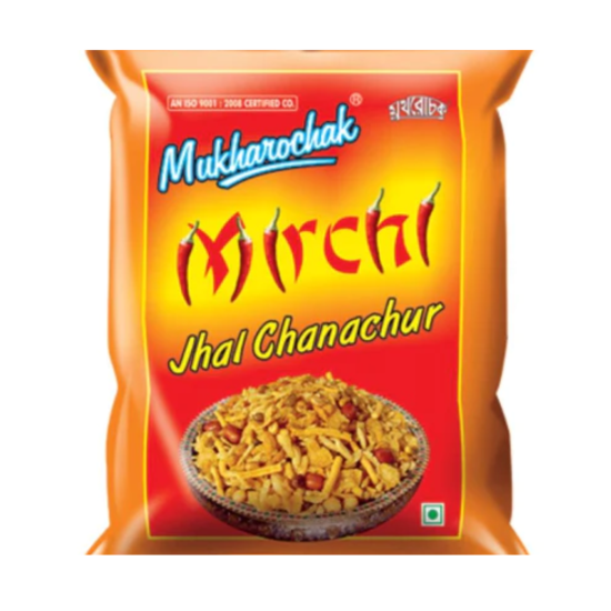 Mukharochak Mirchi Jhal Chanachur - Authentic Spicy Bengali Snack Mukharochak Mirchi Jhal Chanachur - Authentic Spicy Bengali Snack