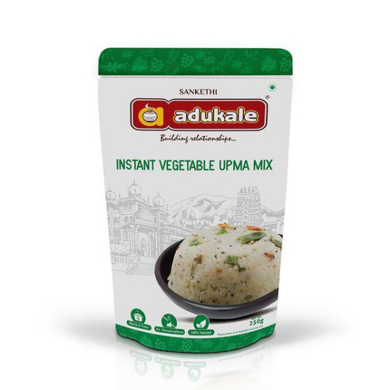 Adukale Karnataka Vegetable Upma Mix - Nutritious South Indian Breakfast