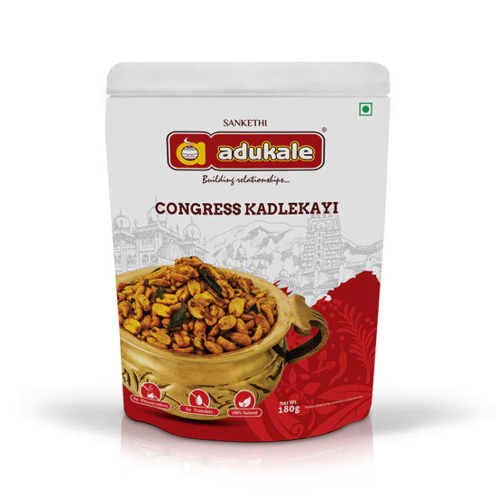 Adukale Karnataka Congress Kadlekayi - Spicy Roasted Peanuts