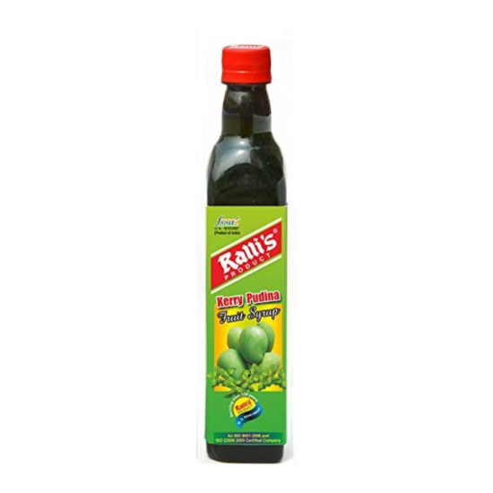West Bengal Rallis Kerry Pudina Syrup - Refreshing Mint Drink