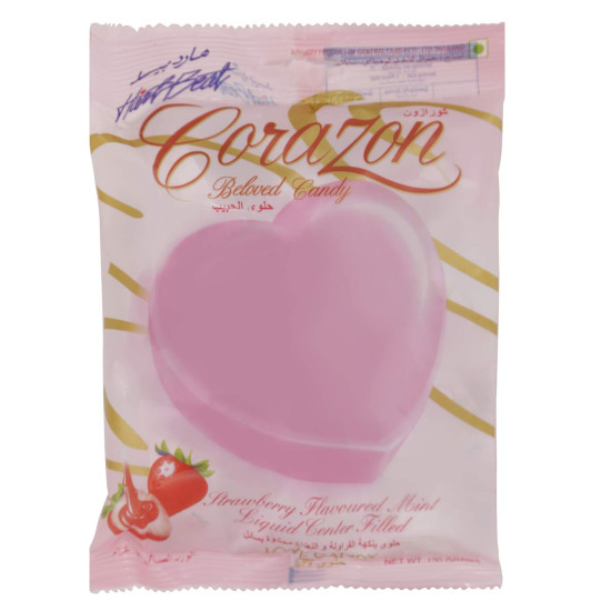 HartBeat Corazon Strawberry [ Pack of 10 ] - Sweet Delight