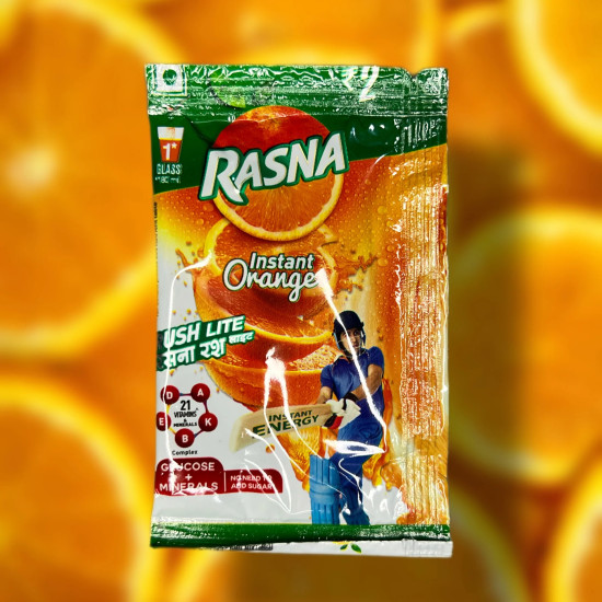 Rasna Orange [Pack of 10] - Refreshing Instant Drink