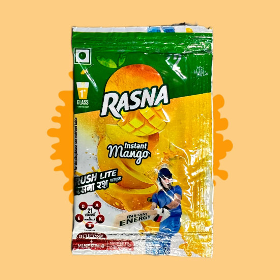 Rasna Mango [ Pack of 10 ] - Refreshing Mango Drink