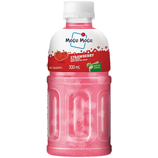 Mogu Mogu Strawberry Drink - Refreshing Strawberry Flavor