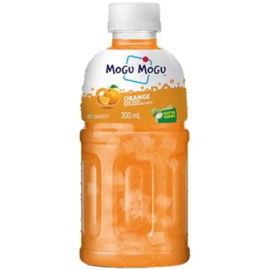 Mogu Mogu Orange Drink - Refreshing Flavor with Nata de Coco