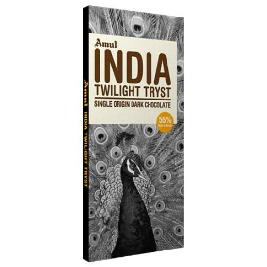 Amul India Single Origin Dark Chocolate 125 G - Exquisite Indian Cocoa