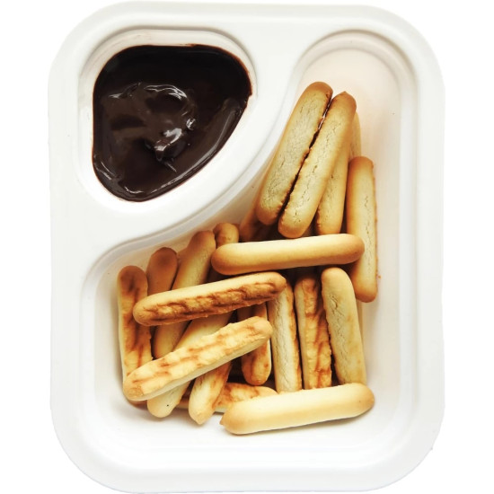 Chocolatey Dip With Biscuit Sticks – Smooth - Irresistibly Tasty