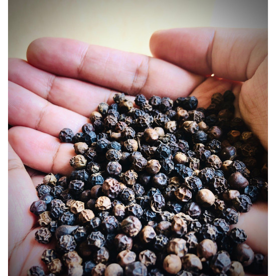 El The Cook Black Peppercorns 50gm - Premium Quality Spice